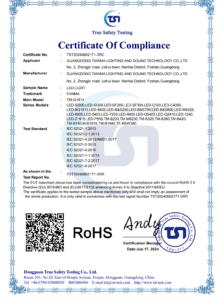 ROHS Certificate