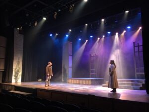 How do you light a theatre stage?
