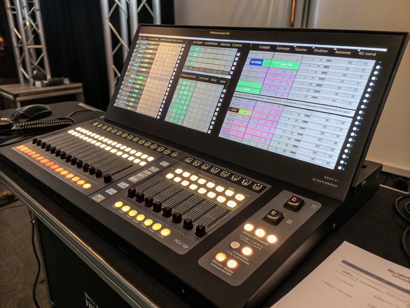 Key Features of the Best Moving Head Wash A moving head wash light demonstrating its wide zoom range, from a tight beam to a full flood.